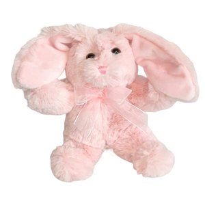 2015 Animal Adventure Pink Bunny Rabbit Plush Stuffed Toy 9"
